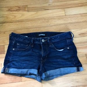 Denim shorts